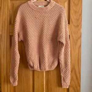 Universal Goods cropped mock neck sweater